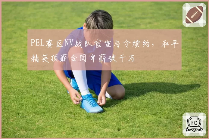 PEL赛区NV战队官宣与令续约，和平精英顶薪合同年薪破千万
