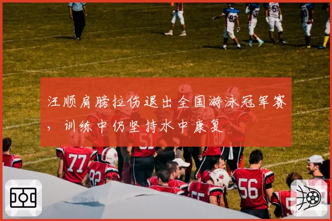 汪顺肩膀拉伤退出全国游泳冠军赛,训练中仍坚持水中康复